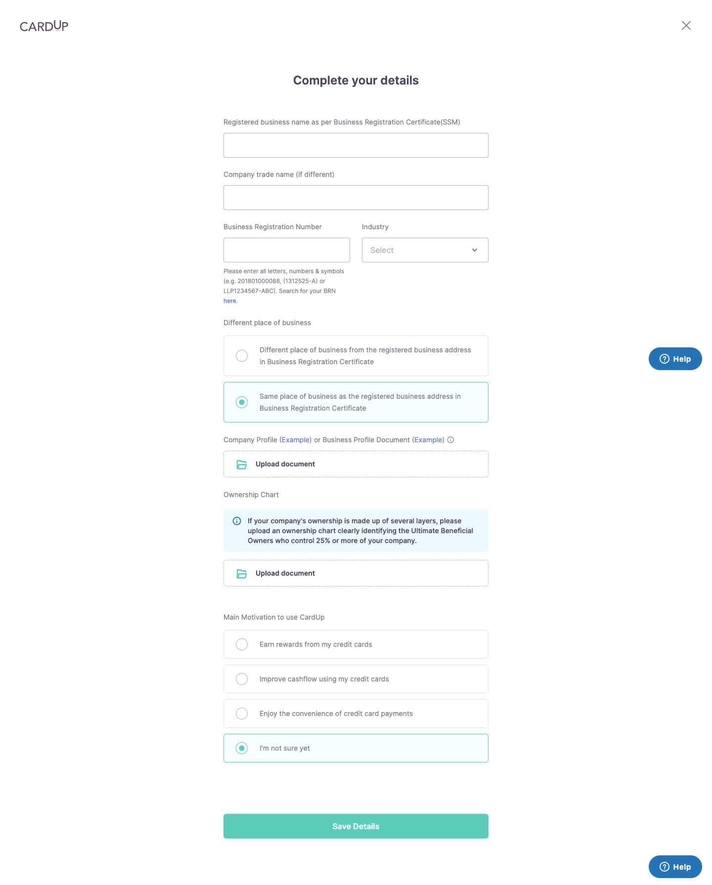 Why and how do I have to verify my identity on CardUp? – CardUp MY FAQS